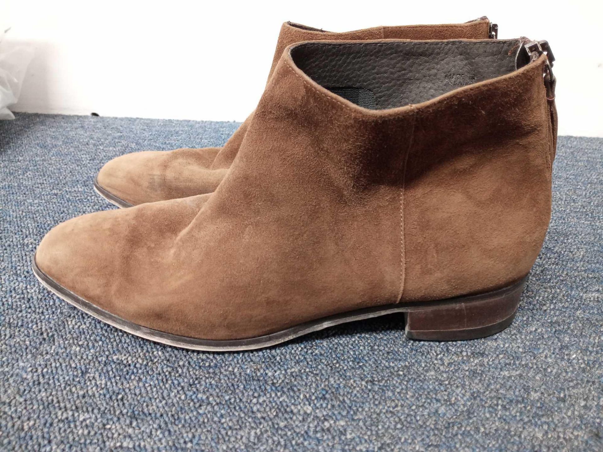 RRP £47 John Lewis Brown Ankle Boots Size 40 (RET0095216) - Image 2 of 3