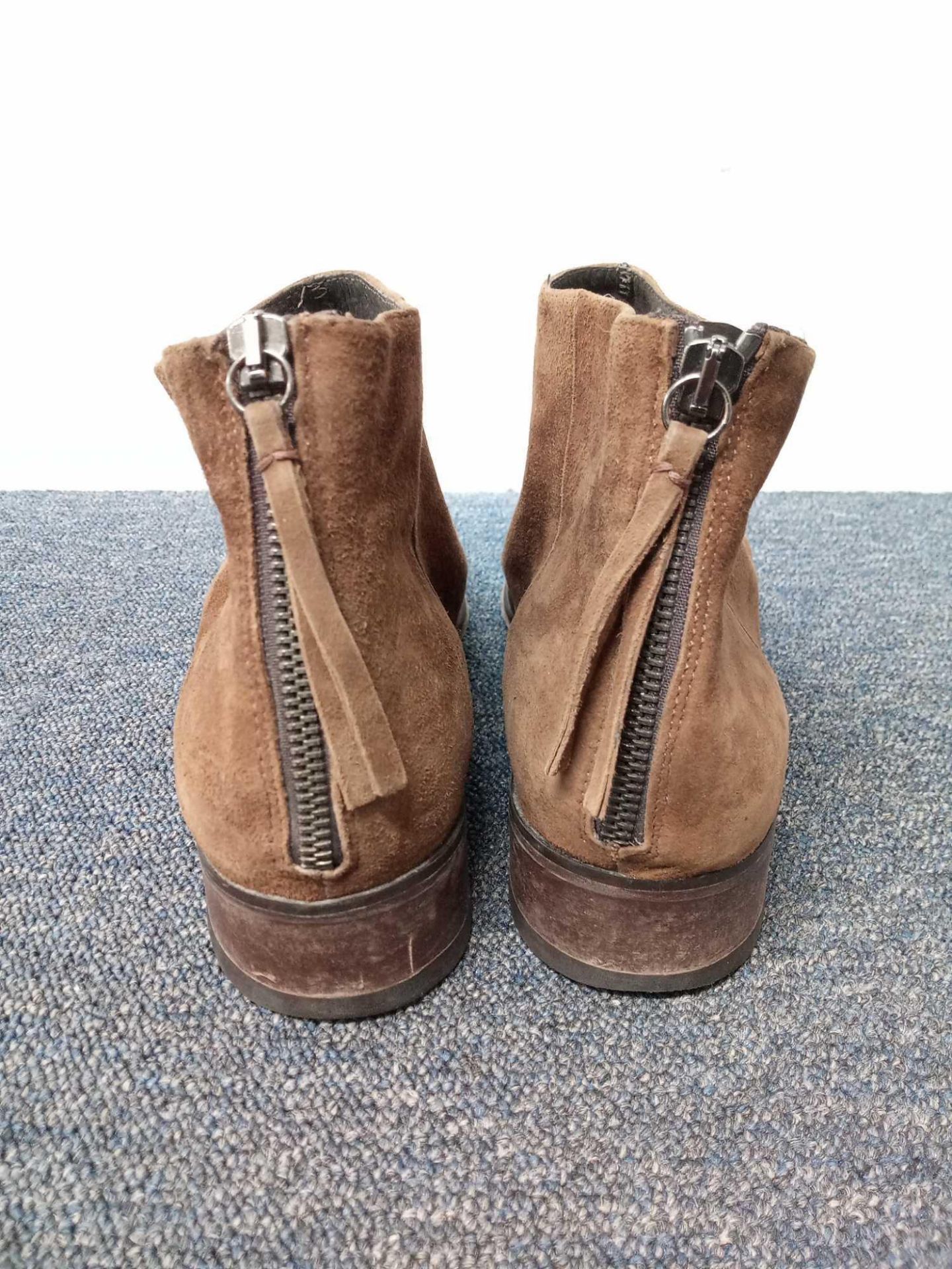 RRP £47 John Lewis Brown Ankle Boots Size 40 (RET0095216) - Image 3 of 3