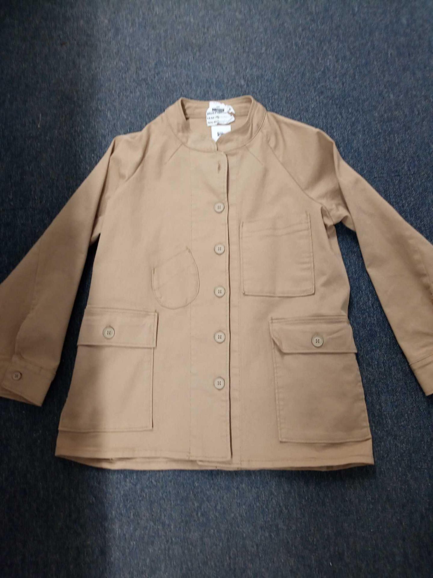 RRP £100 John Lewis KIN Beige Cord Jacket Size 10 (1011886)