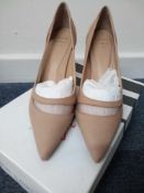 RRP £85 John Lewis And Partners Annika Mesh Heels In Nude Size 6 (1536060)