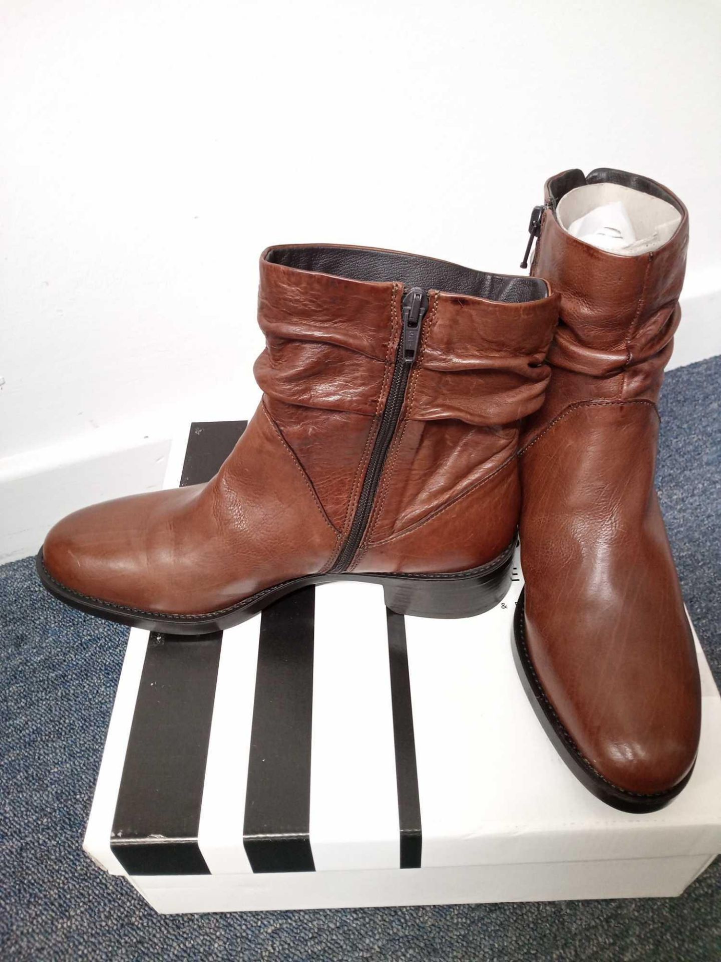 RRP £60 John Lewis Olaf Brown Boots. 1 Size 37 1 Size 38 (2070919) - Image 2 of 3