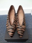 RRP £89 John Lewis And Or Avolene Brown Heels Size 5 (00100891)