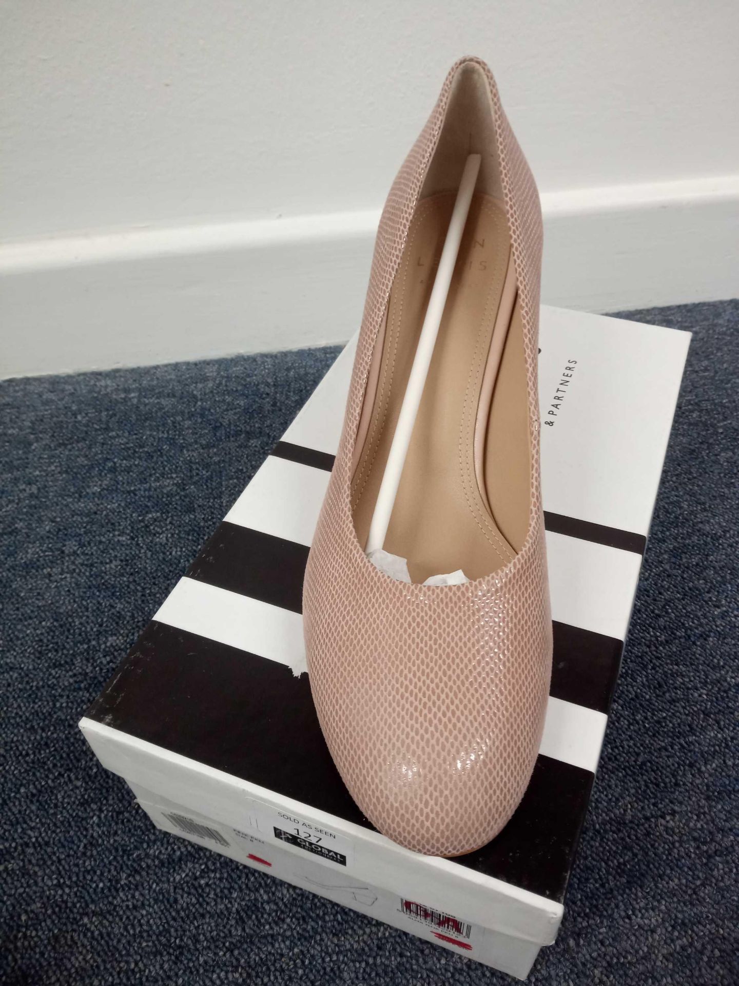 John Lewis Alma Pink Shoe Size 8 (1433210)