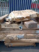 Pallet To Contain A Large Assortment Of Flatpack Furniture Part Lots