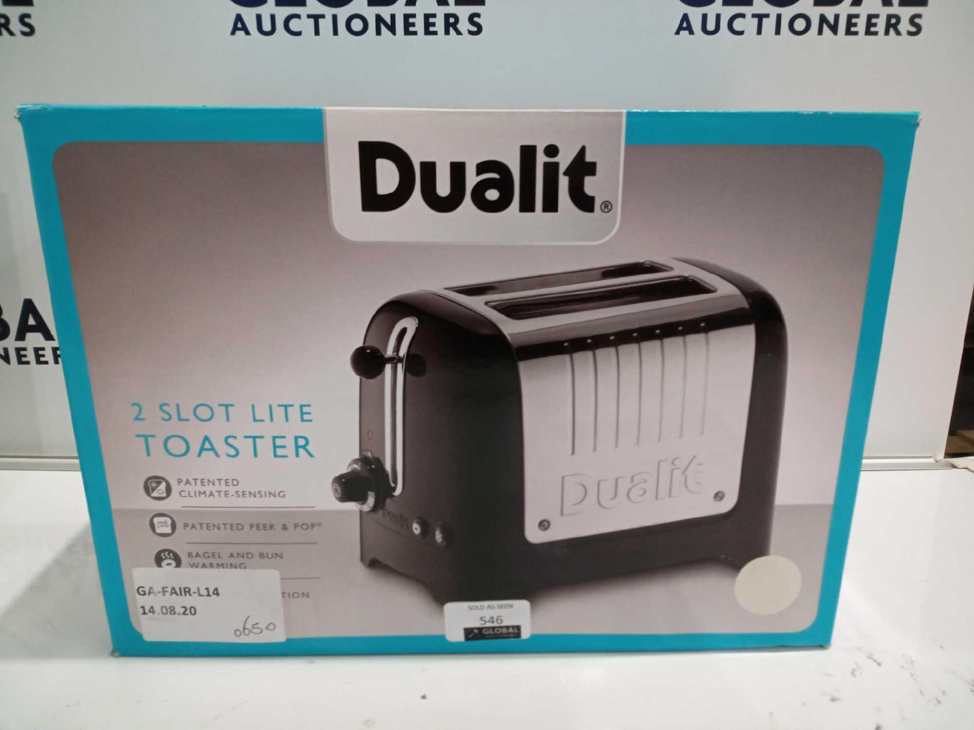 Combined RRP £140 Lot To Contain Dualit Kettle And Toaster On Chrome And Black - Image 2 of 2