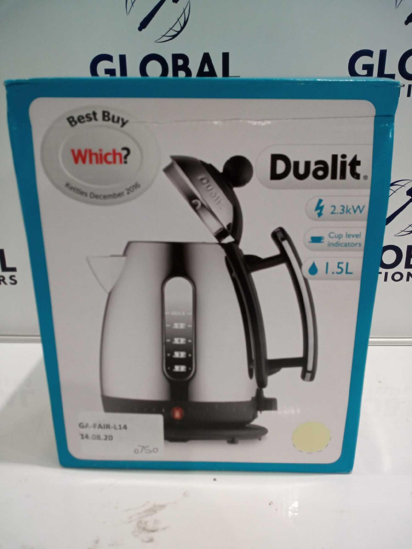 Combined RRP £140 Lot To Contain Dualit Kettle And Toaster On Chrome And Black