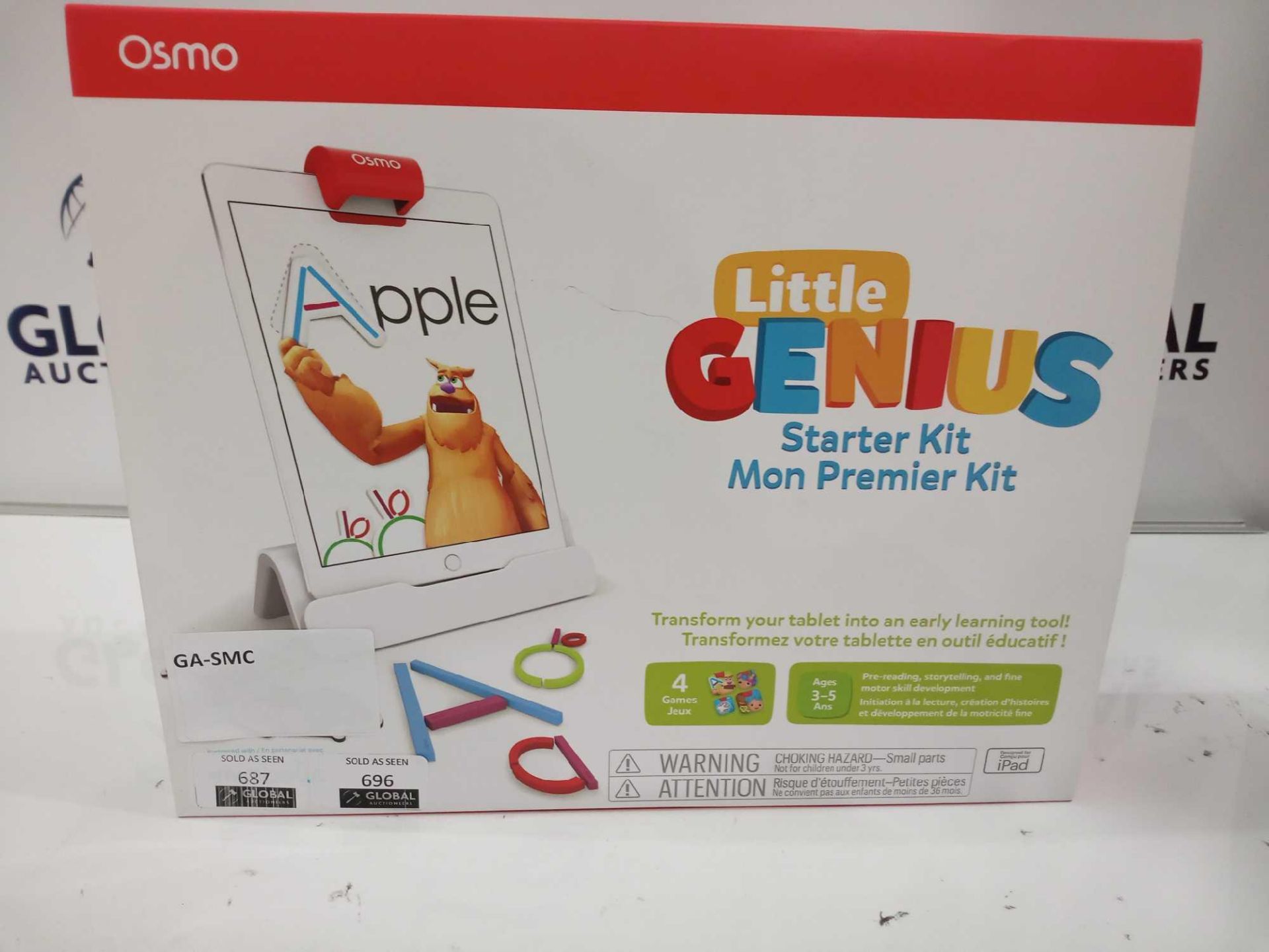 RRP £100 Boxed Osmo Little Genius Educational Tablet Transforming Handgrip