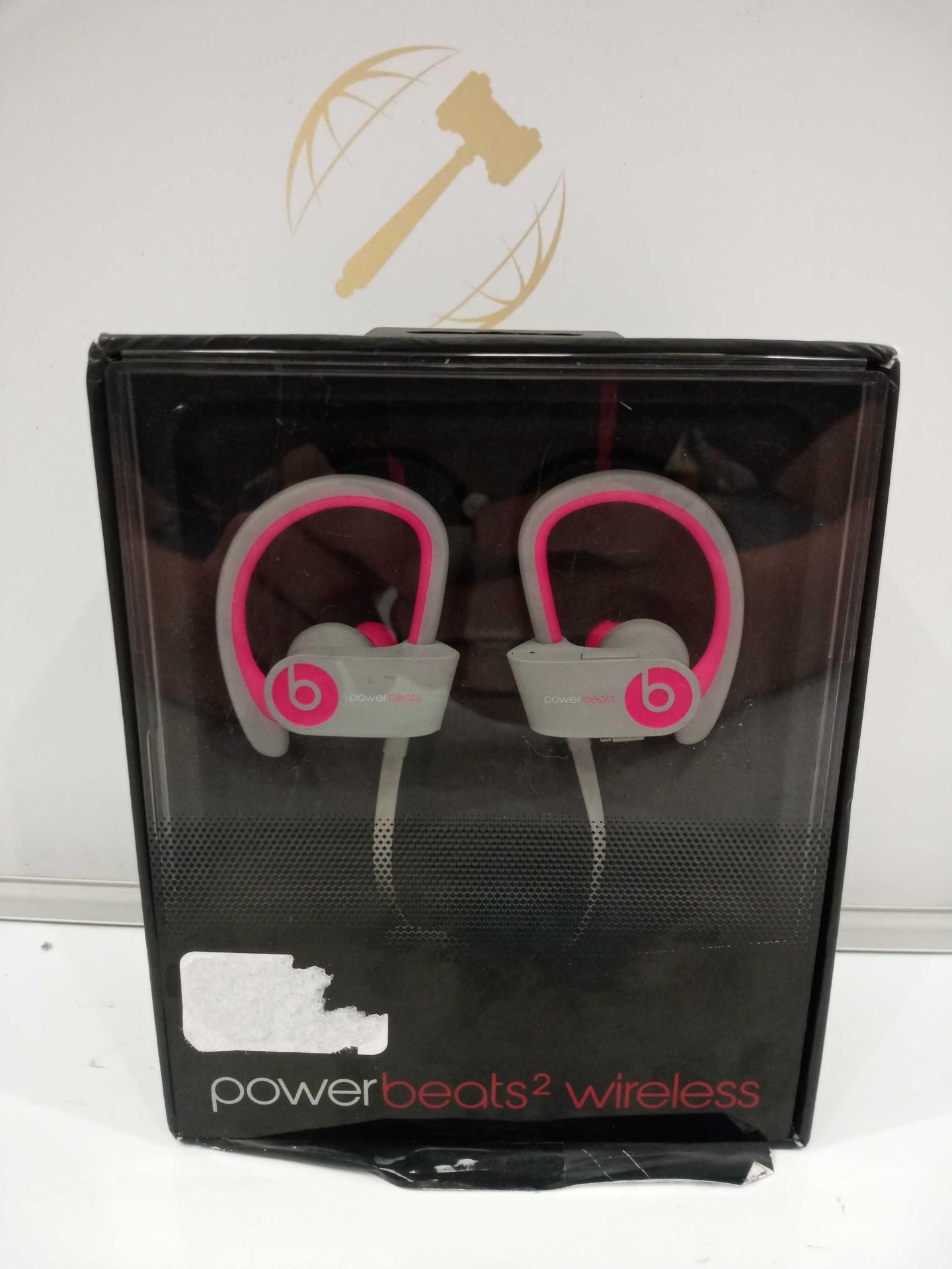 Rrp £150 Beats By Dr Dre Powerbeats 2 Wireless Sports Fit Headphones In Grey/Pink