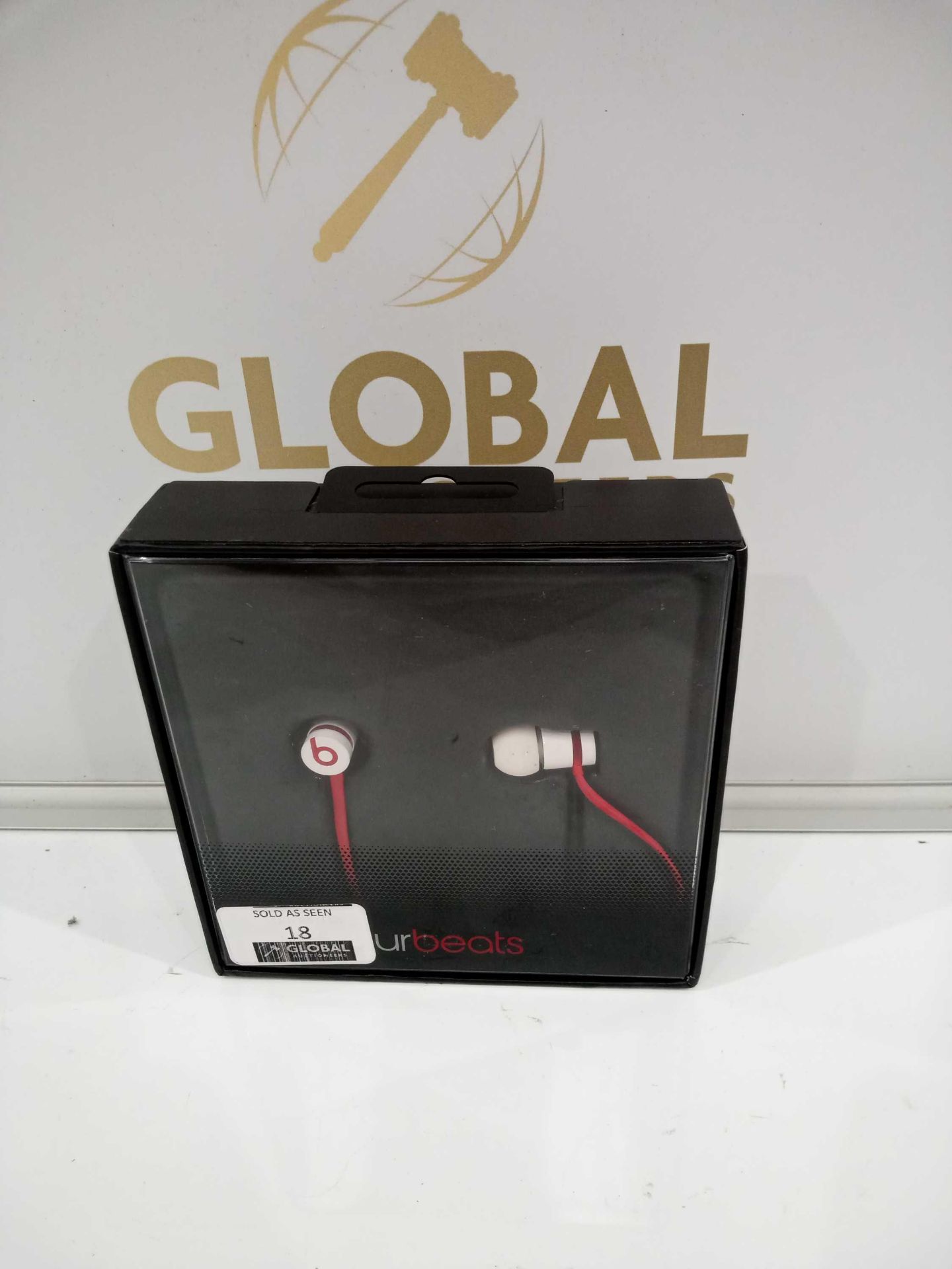 Rrp £85 Boxed Urbeats Beats By Dr Dre White And Red Earphones