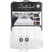 Rrp £95 Bagged Dreamland Intelliheat Electrically Heated Boutique Hotel Collection 200 Thread Count