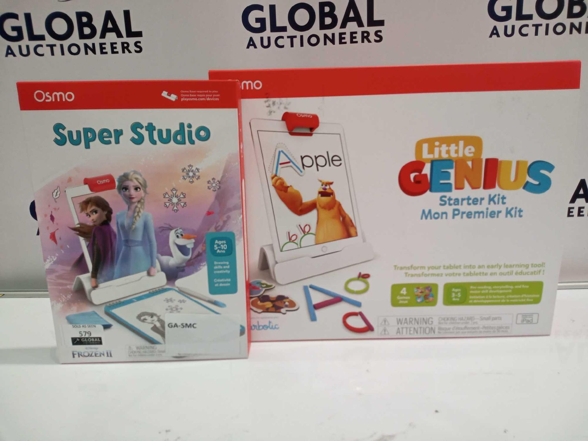 Combined RRP £130 Lot To Contain Osmo Little Genius Starter Kit And Osmo Frozen 2 Super Studio Kit