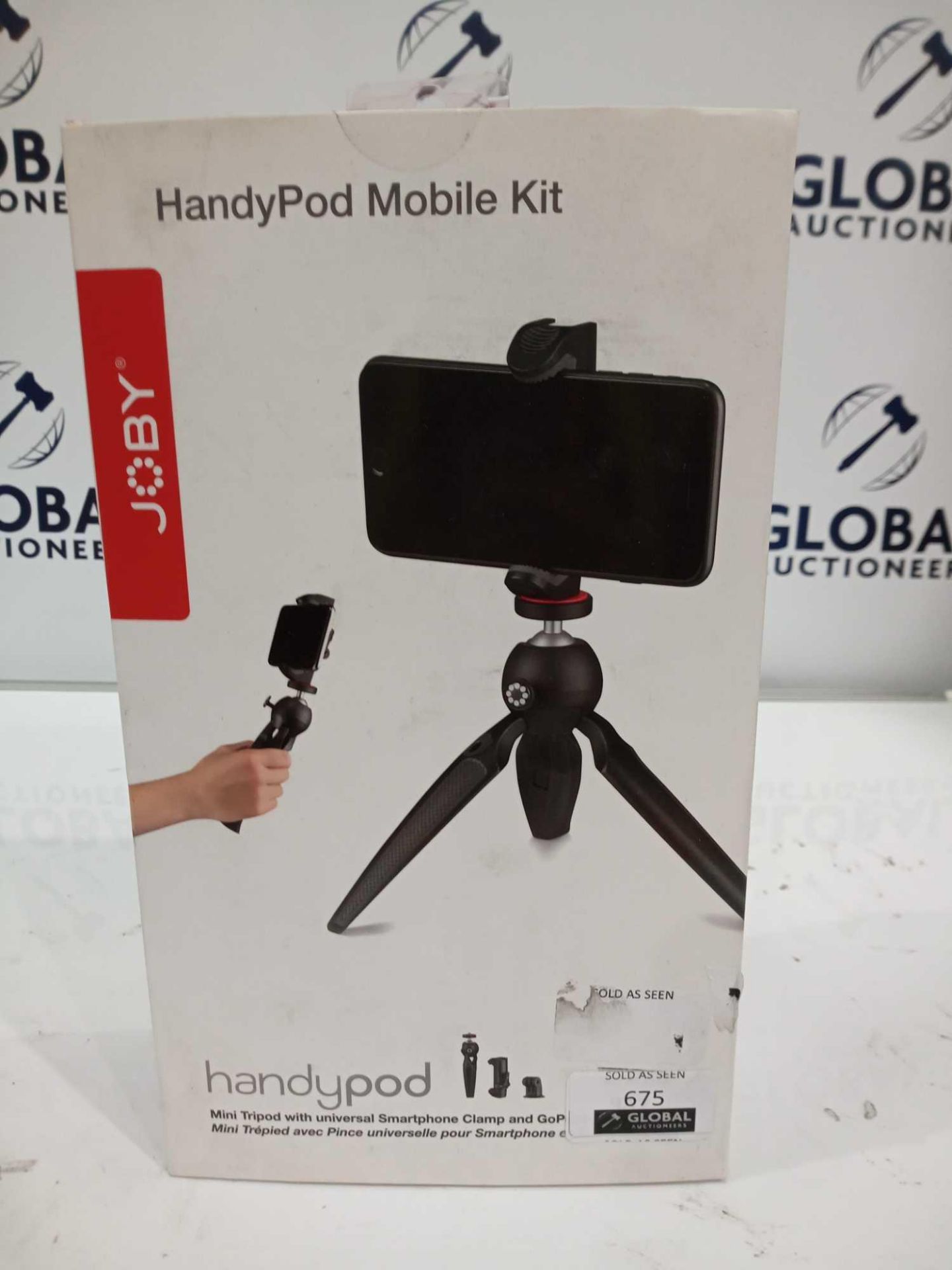 RRP £100 Lot To Contain Two Boxed Joby Handipod Mobile Kit Tripods