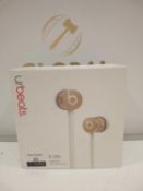 Rrp £85 Boxed Urbeats Beats By Dr Dre White And Gold Earphones