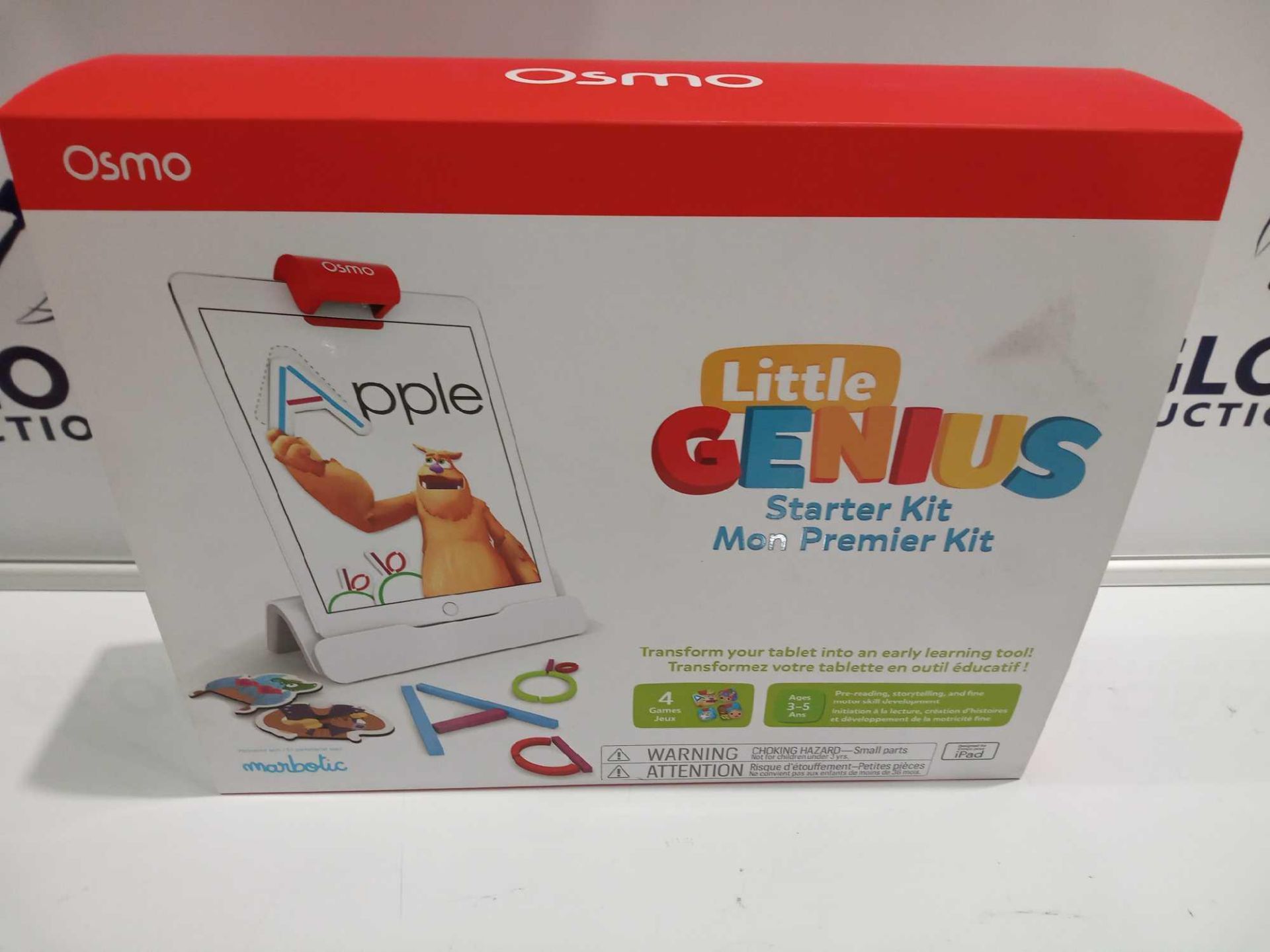 RRP £100 Boxed Osmo Little Genius Starter Kit Mon Premier Premier Kit