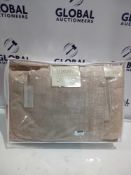 RRP £90 Luxury Enhanced Living Balmoral Natural Pair Of Curtains