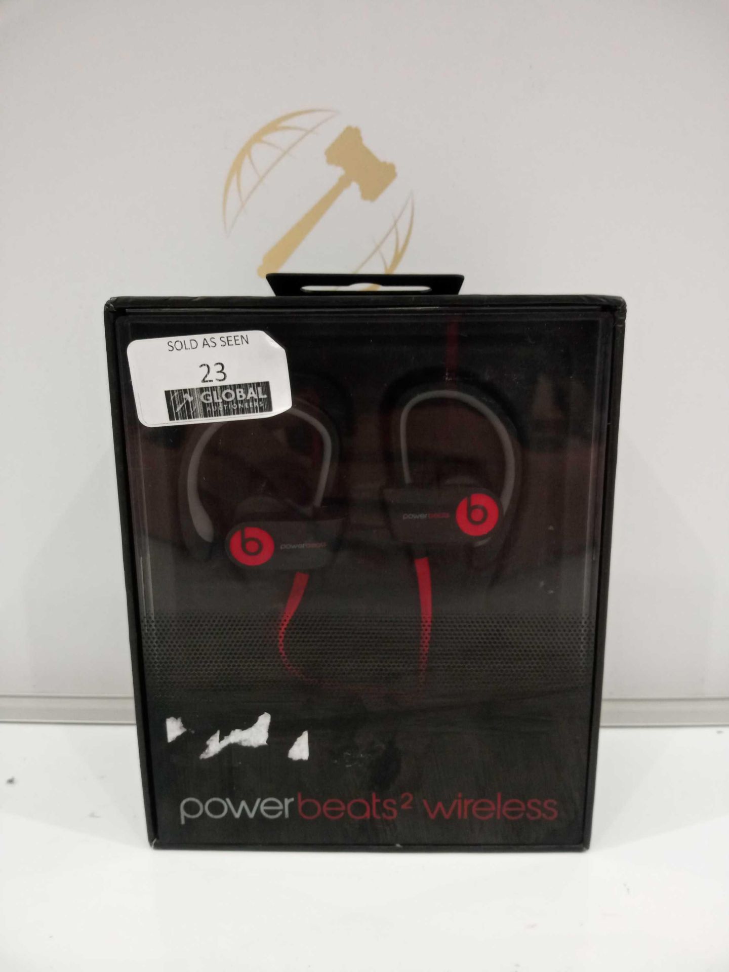 Rrp £150 Beats By Dr Dre Powerbeats 2 Wireless Sports Fit Headphones In Black And Red