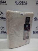 Rrp £50. Bagged Imperial Room Betty/Cream Fully Lined Curtains 90X90".