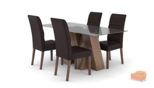 RRP £499 Sourced From Harveys Furniture Piston Dining Table