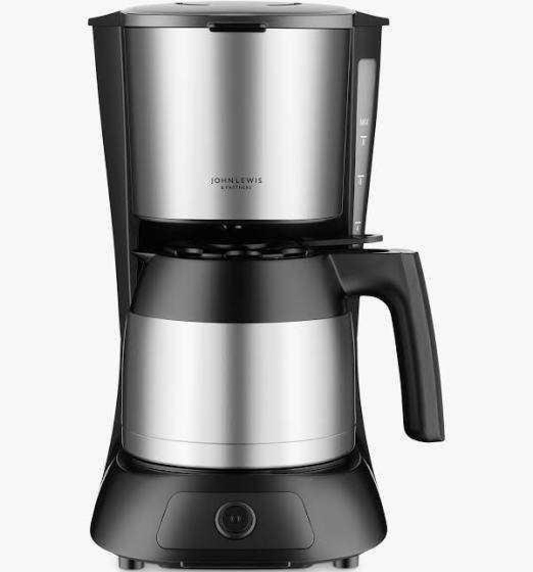 Rrp £30 Boxed John Lewis Filter Stainless Steel Coffee Machine - Image 2 of 2