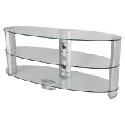 Rrp £170 John Lewis And Partners Oval Three-Tier Tv Entertainment Stand