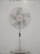 Rrp £50 John Lewis And Partners 16" Two-In-One At Desk And Pedestal Fan