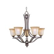 Rrp £120 Boxed Maxim Lighting 6 Light Shaded Chandelier Style Ceiling Lights