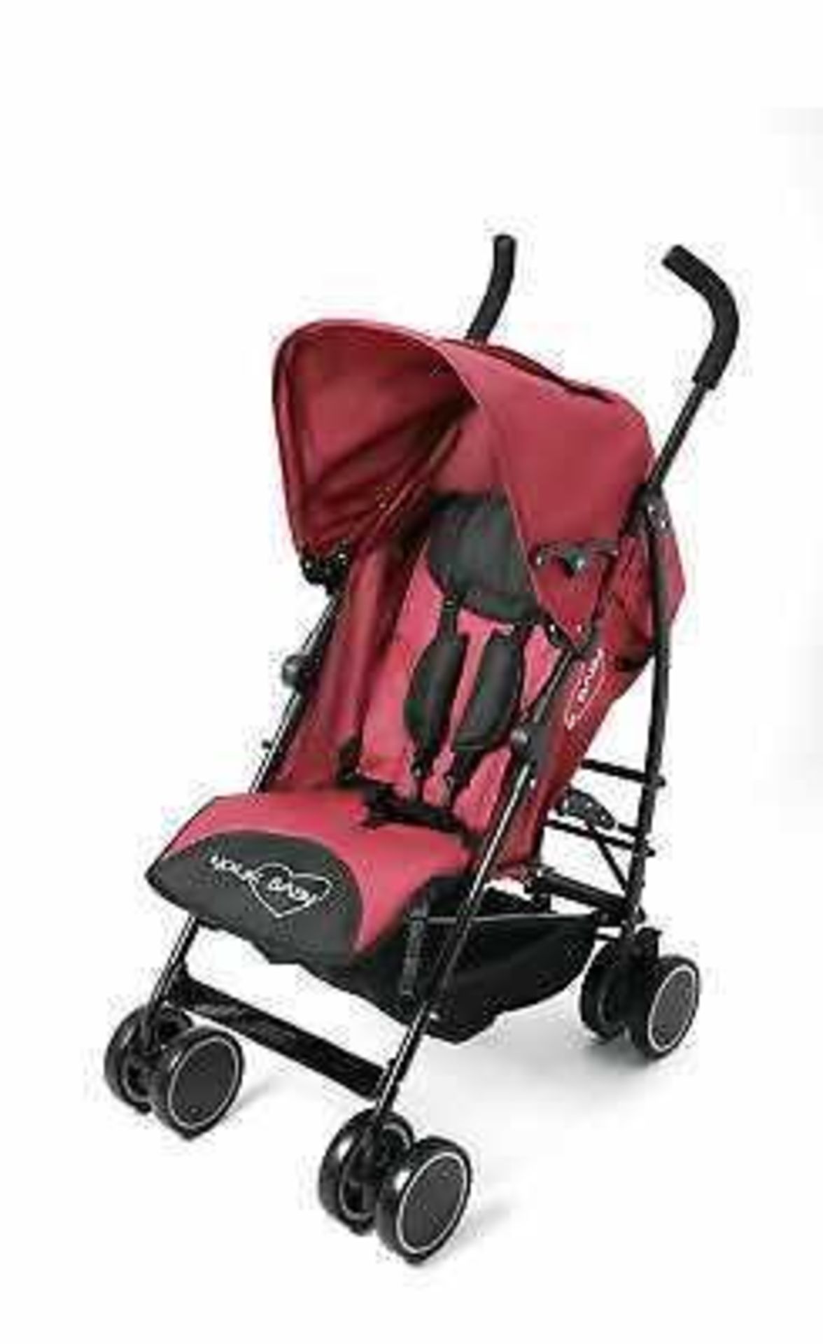 Rrp £100 Boxed Your Baby California Red Infant Stroller