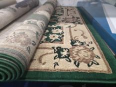 Rrp £130 Marrakesh 120 X 70Cm Green And Ivory Floor Rug