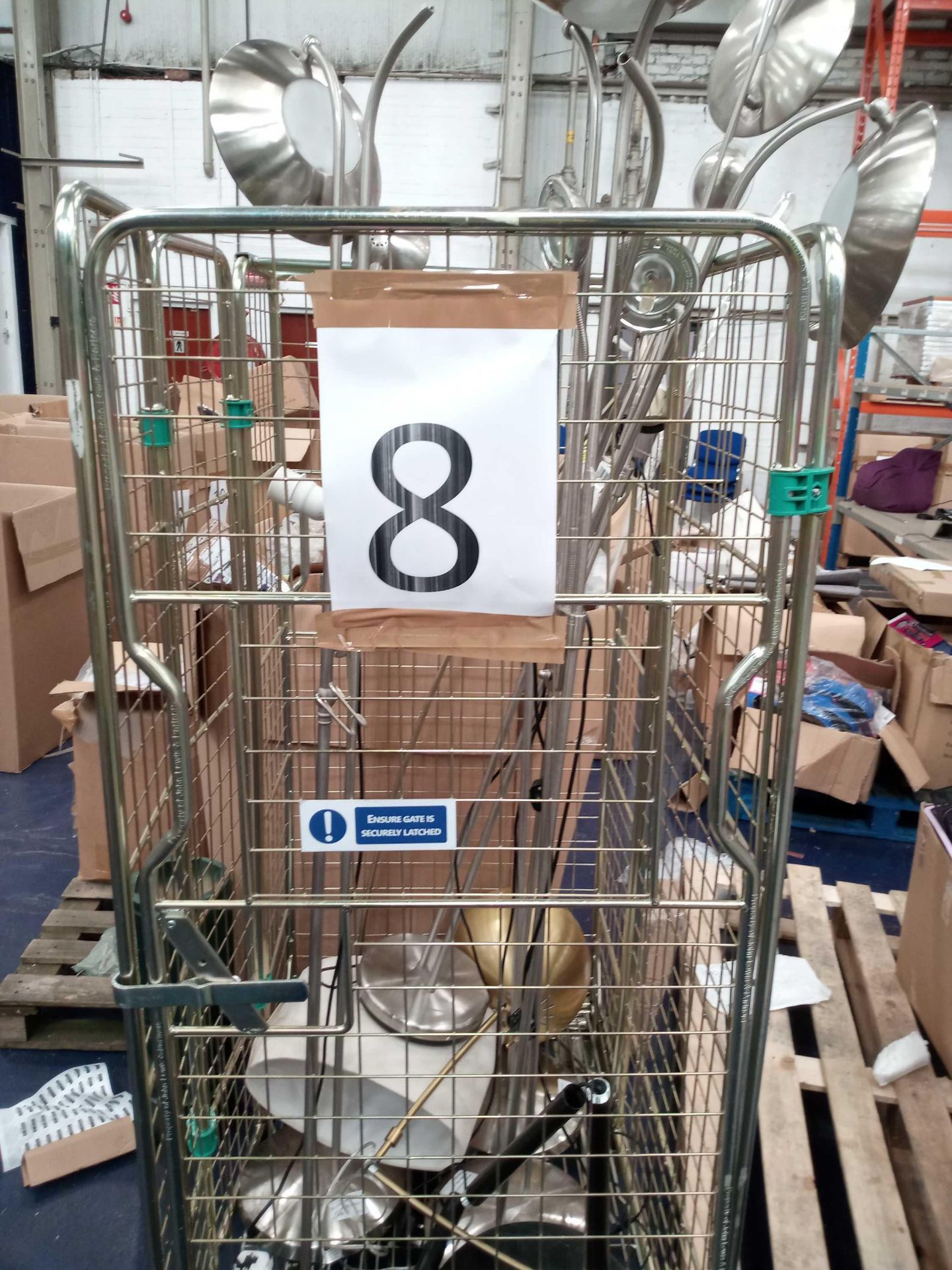RRP £700 Cage To Contain 7 John Lewis Floor Standing Lamps - Image 2 of 2