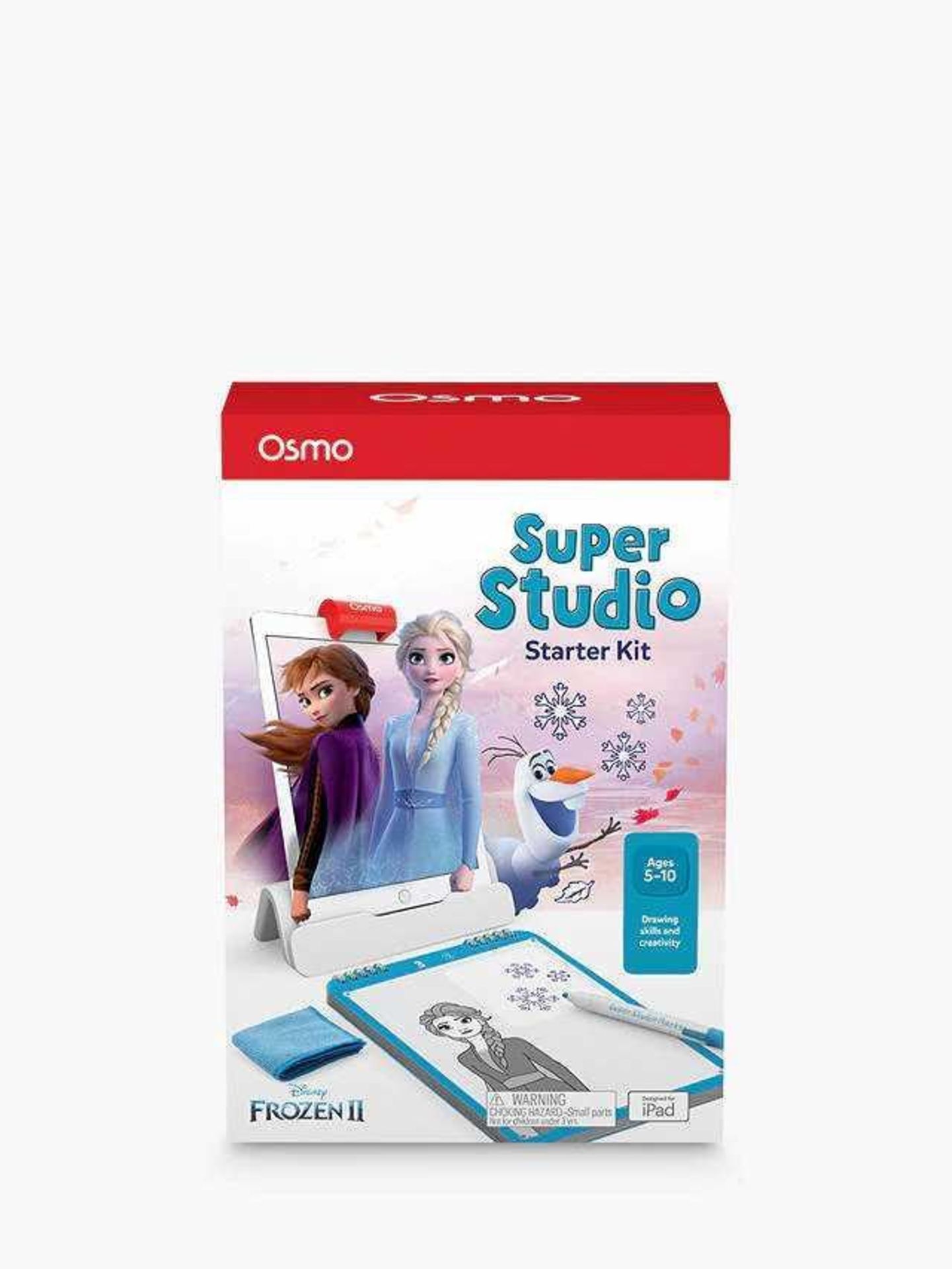 RRP £120 Lot To Contain 4 Boxed Osmo Super Studio Frozen Skills And Creativity Packs