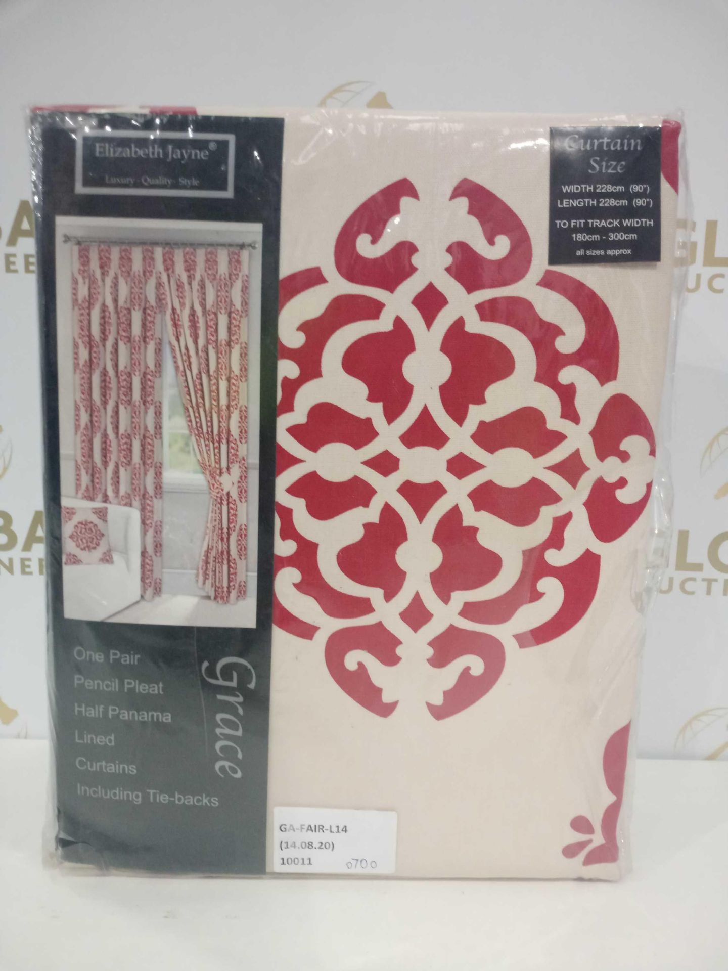 Rrp £230 Lot To Contain Four Assorted Pairs Of Designer Curtains To Include Design Studio 66 X 54-In - Image 2 of 4