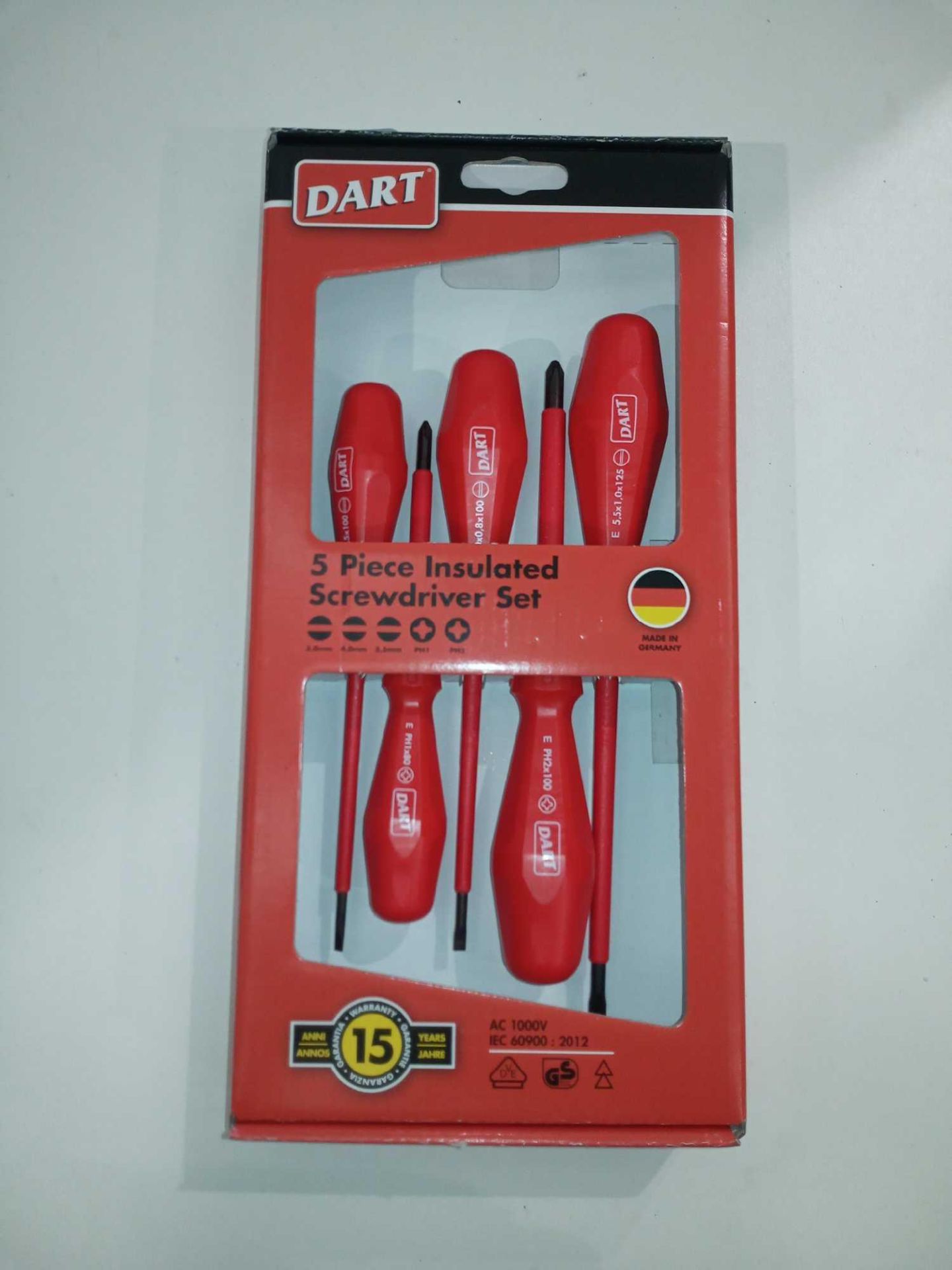RRP £200 To Contain 5 Boxed Brand New 5 Piece Insulated Screwdriver Sets