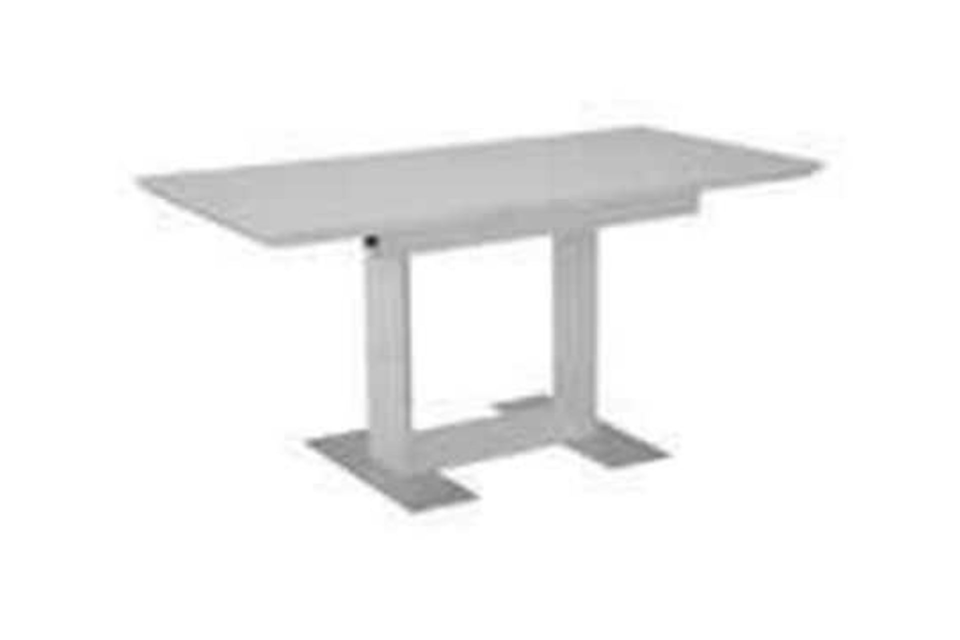 RRP £699 Sourced From Harveys Nova High Gloss Extending Dining Table. - Image 2 of 2