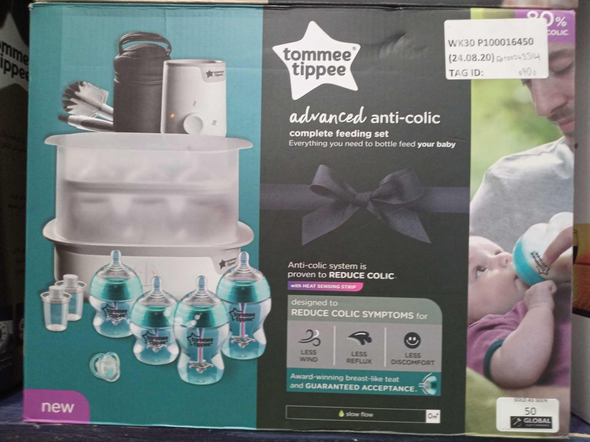 Rrp £90 Boxed Tommee Tippee Advanced Anti Colic Complete Feeding Set