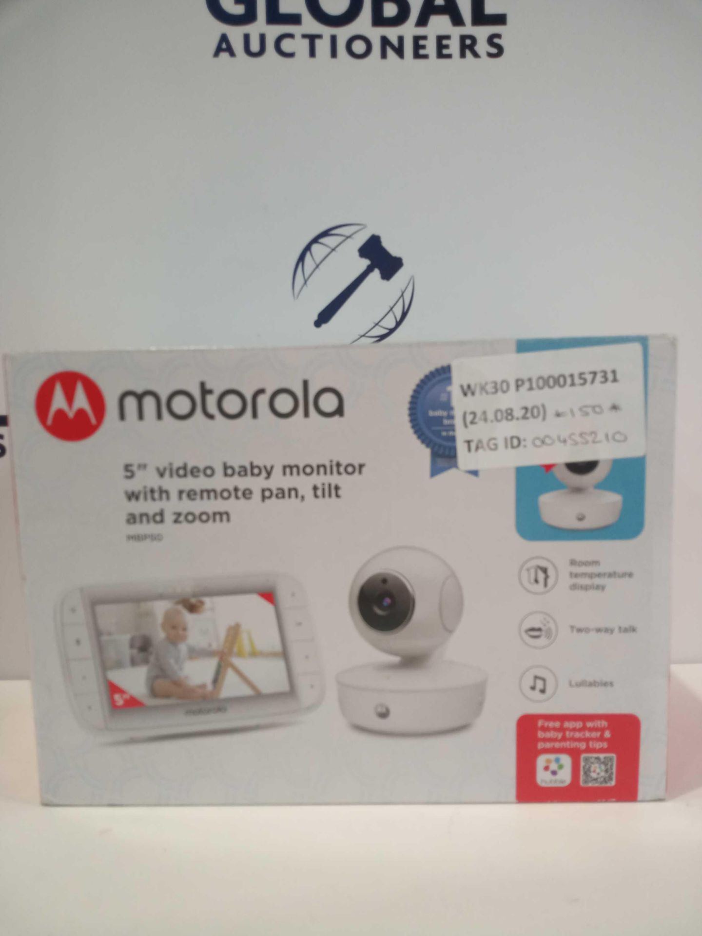 Rrp £150 Boxed Motorola Mbp50 5 Inch Video Baby Monitor With Remote Pan Tilt And Zoom