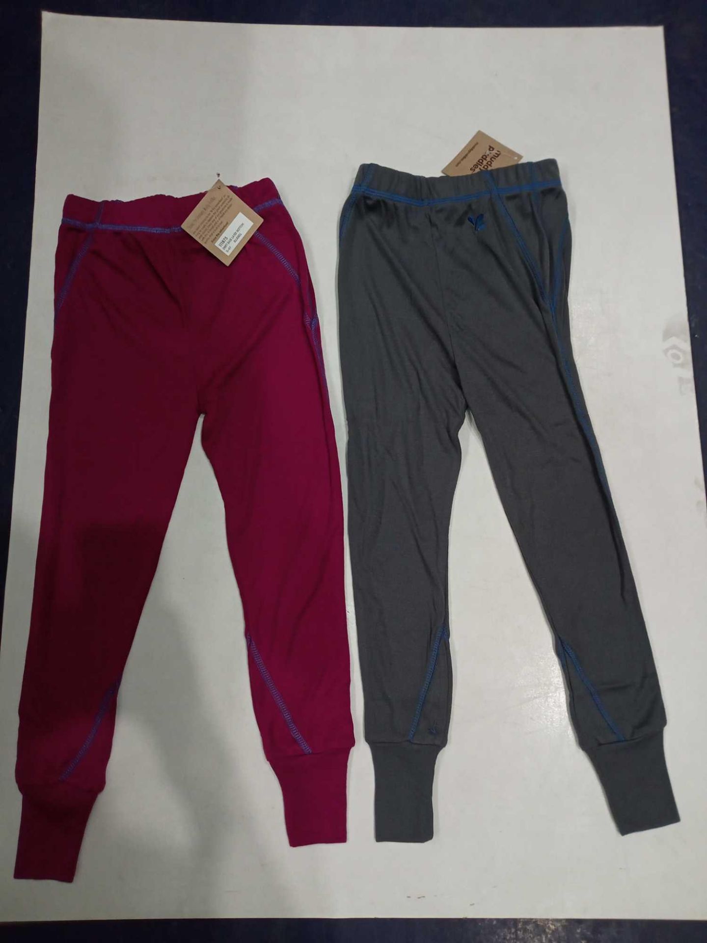 RRP £310 Lot To Contain 31 Brand New Muddy Puddles 5-6Y Bluebell Drift Base Layer Bottom Pants