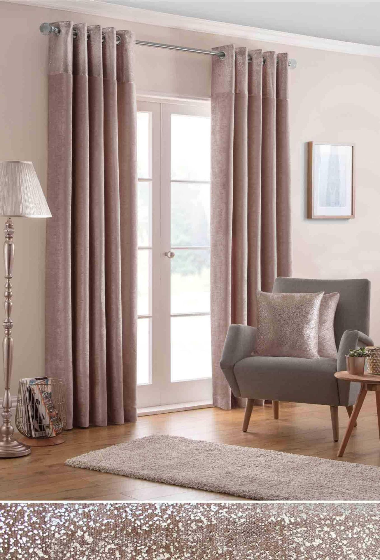 Combined Rrp £175 Lot To Contain 3 Assorted Curtains - Image 7 of 8