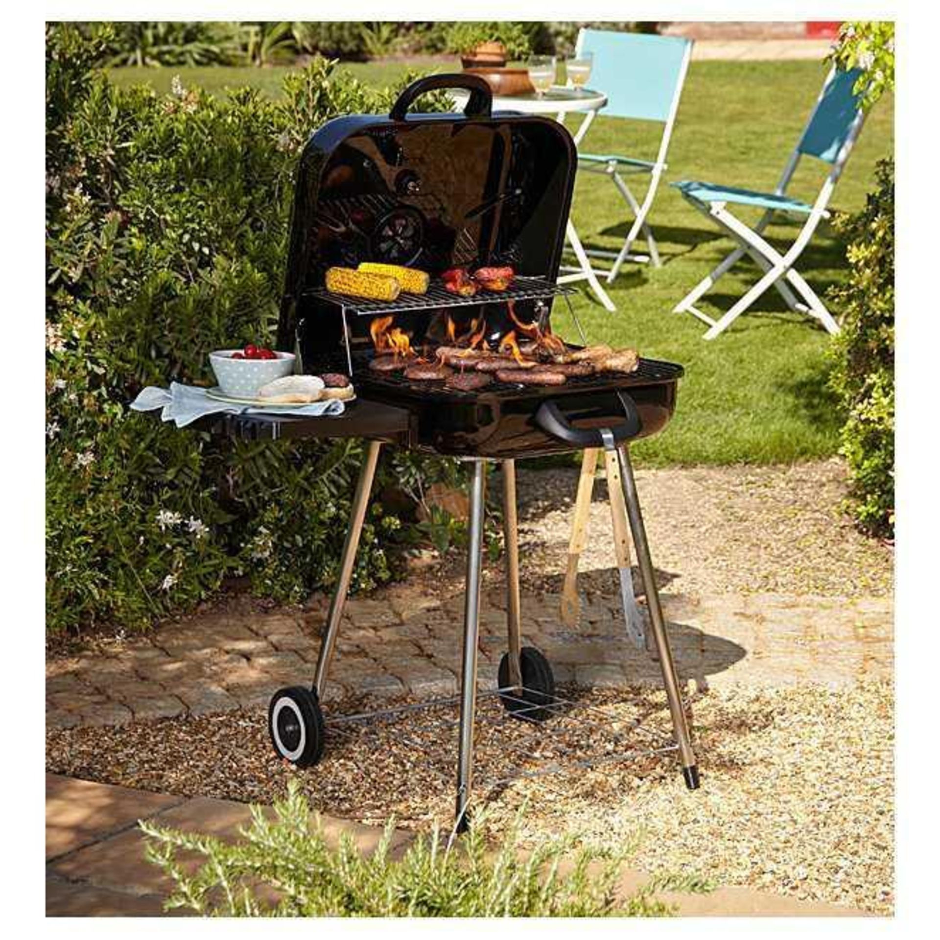 Rrp £90 Boxed Expert Grill 55Cm Kettle Bbq - Image 2 of 2
