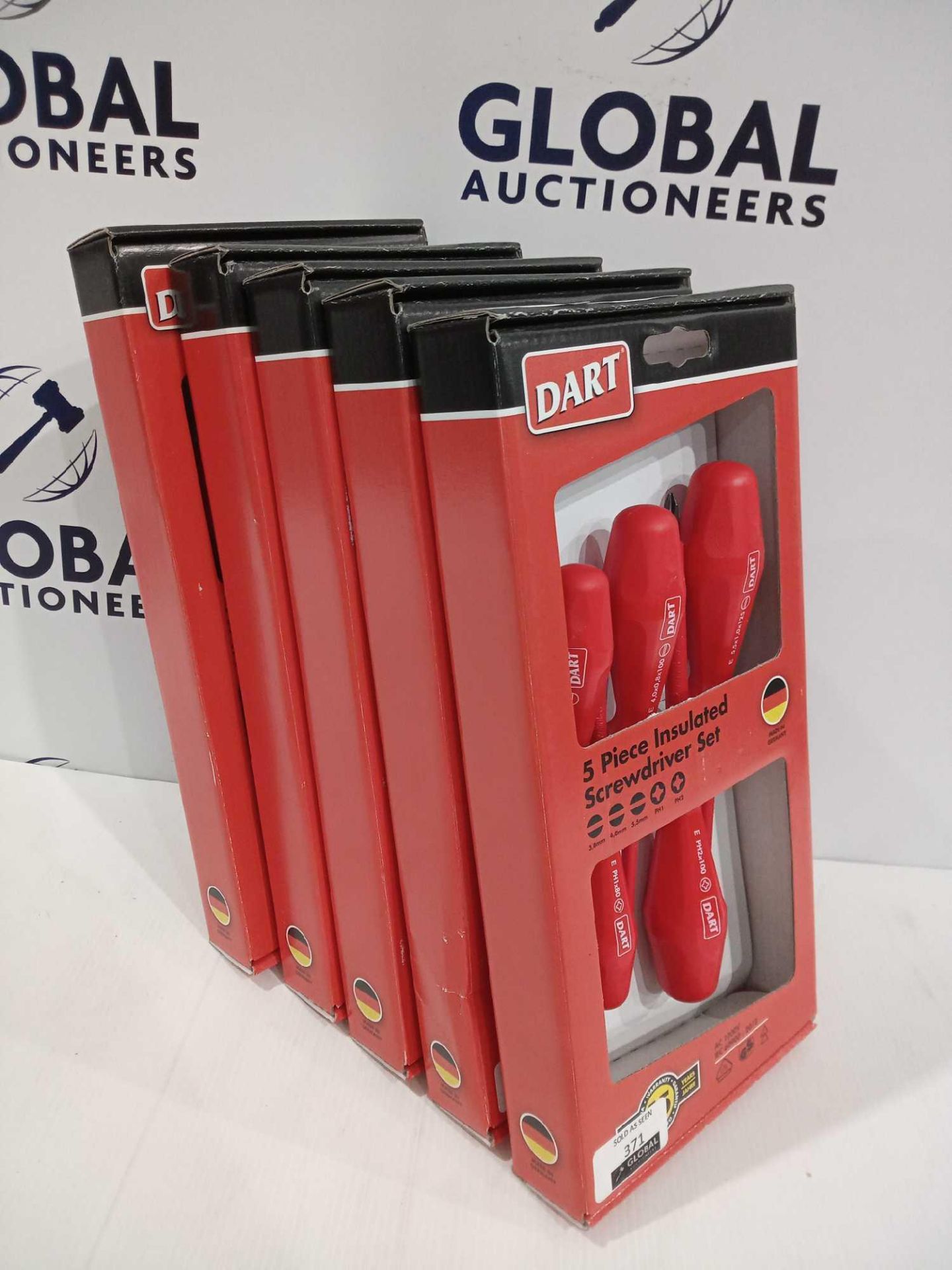 Rrp £205 Lot To Contain 5 Boxed Brand New 5 Piece Insulated Screwdriver Sets