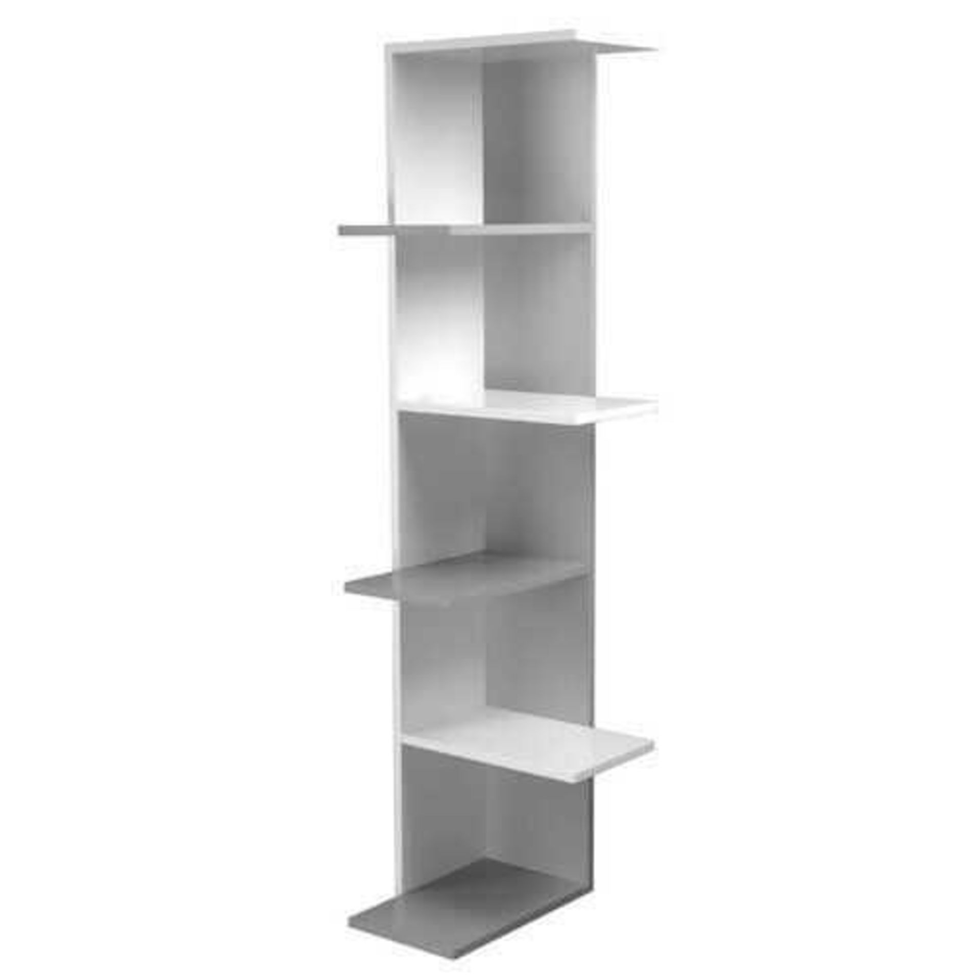 RRP £35 Boxed Ebern Designs 5 Tier Corner Bookcase