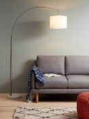 RRP £100 Boxed John. Lewis Angus Arched Floor Lamp