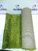 RRP £60 Milano Verona Green Floor Runner 60X220Cm