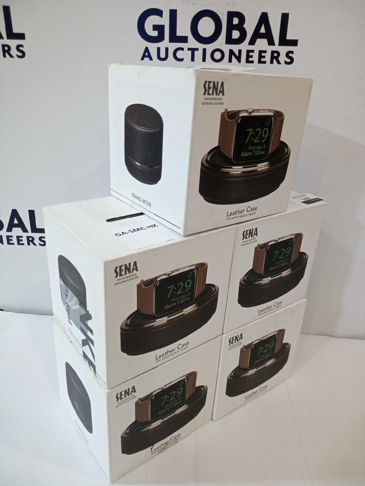 RRP £30 Each Boxed Sena Leather Case For Apple Watch