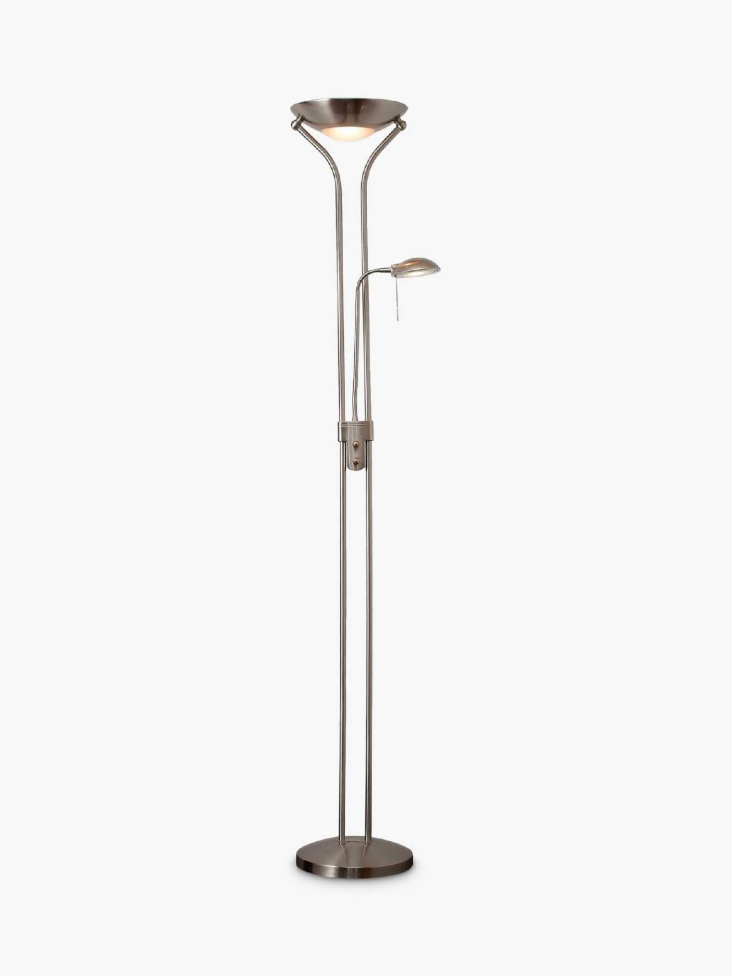 Rrb £85 Boxed John Lewis And Partners Zella Designer Floor Standing Lamp