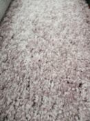 RRP £105 Paco Home Nox 160 X 220Cm Pink Shaggy Designer Floor Rug