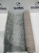 RRP £50 Harrogate Collection Grey Floor Rug 60X110Cm