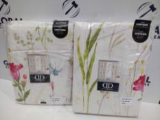 RRP £50 Each Bag Pair Of Dreams And Drapes 66 X 72-Inch Floral Print Spring Glade Multi Pencil Pleat