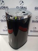 RRP £50 Boxed Black Dihl Sensor Bin