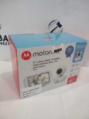 RRP £150 Motorola Mbp50 5-In Baby Monitor With Remote Pan Tilt And Zoom Two-Way Communication Room T