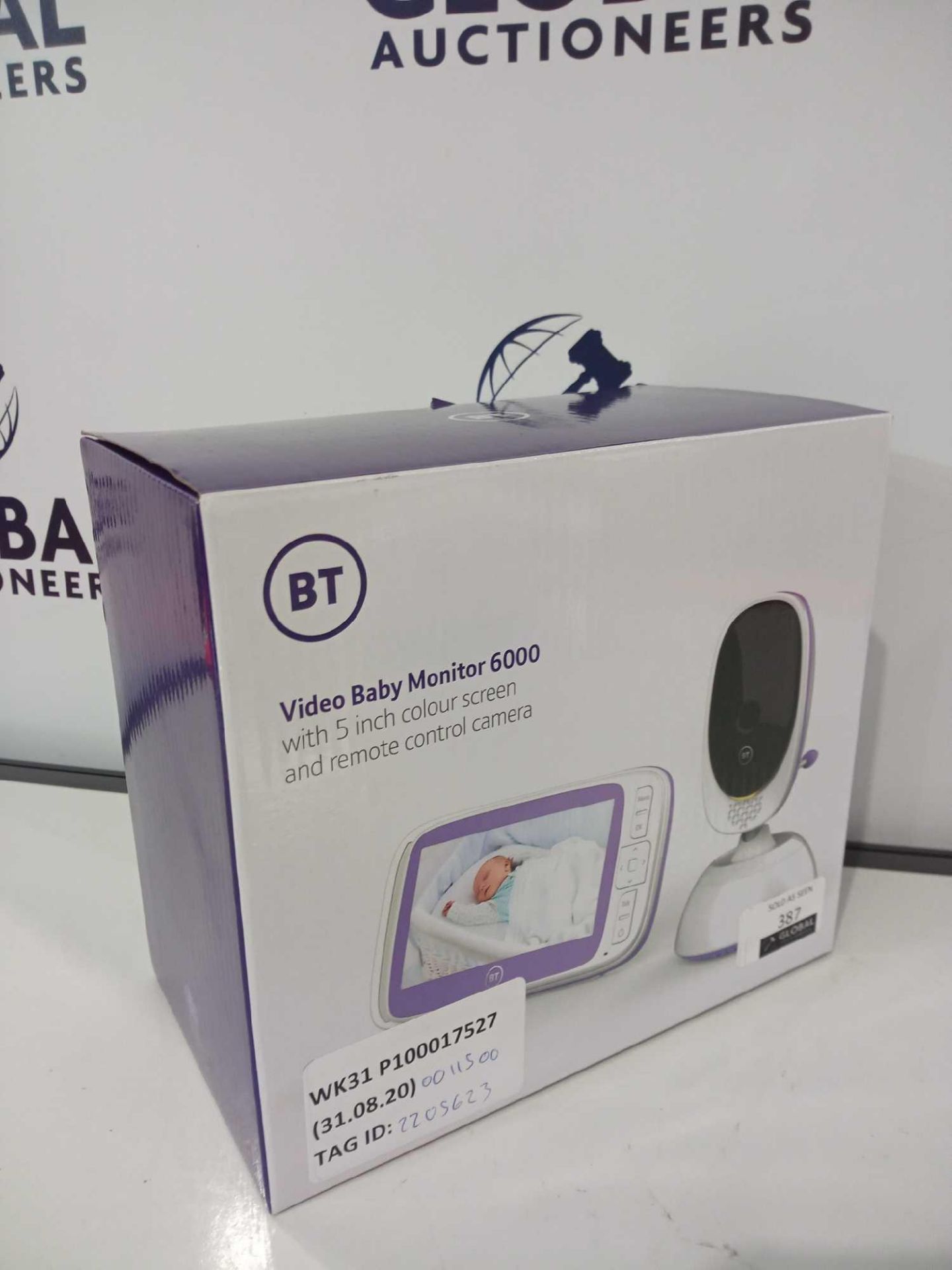 RRP £115 Boxed Bt Video Baby Monitor 6000 Digital Video Baby Monitor With A 5-Inch Colour Viewing Sc